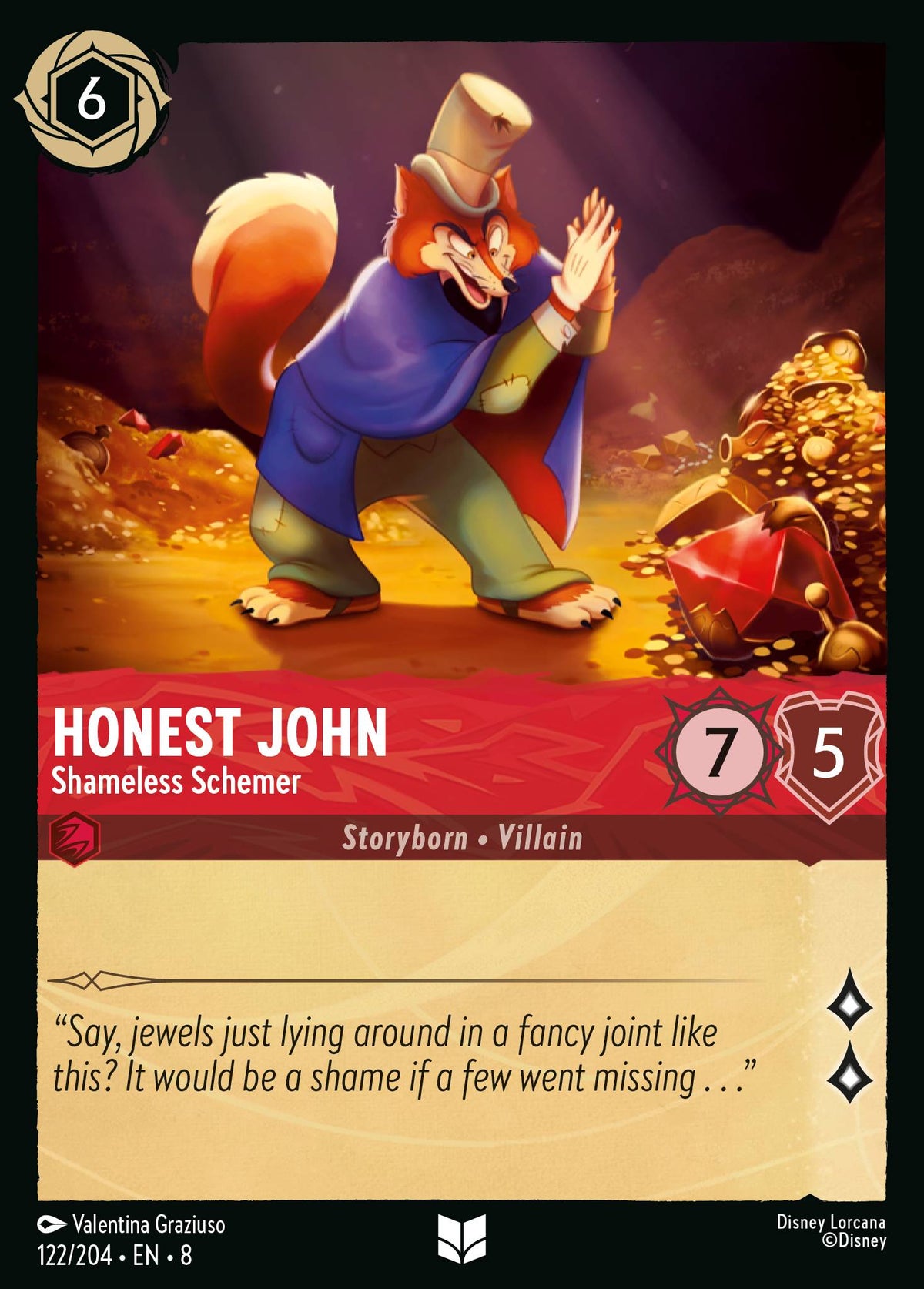 Honest John - Shameless Schemer | Reign of Jafar | 122/204 | Normal