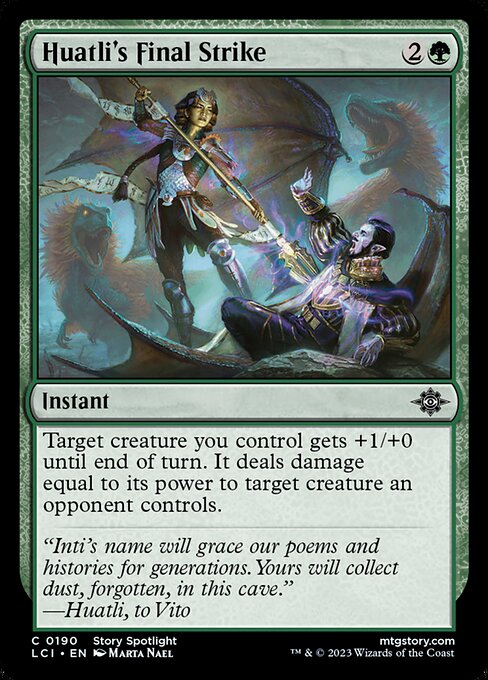 Huatli's Final Strike - The Lost Caverns of Ixalan #190