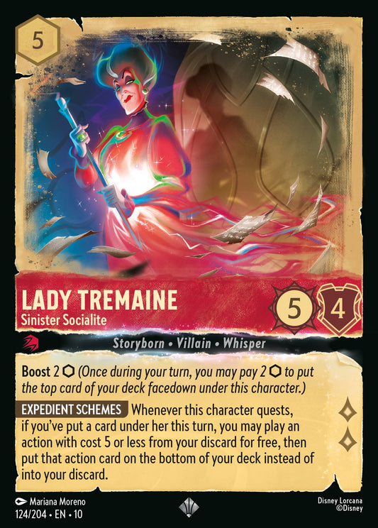 Lady Tremaine - Sinister Socialite | Whispers in the Well | 124/204 | Holofoil