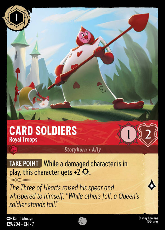 Card Soldiers - Royal Troops | Archazia's Island | 129/204 | Normal