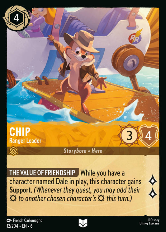 Chip - Ranger Leader | Azurite Sea | 12/204 | Normal