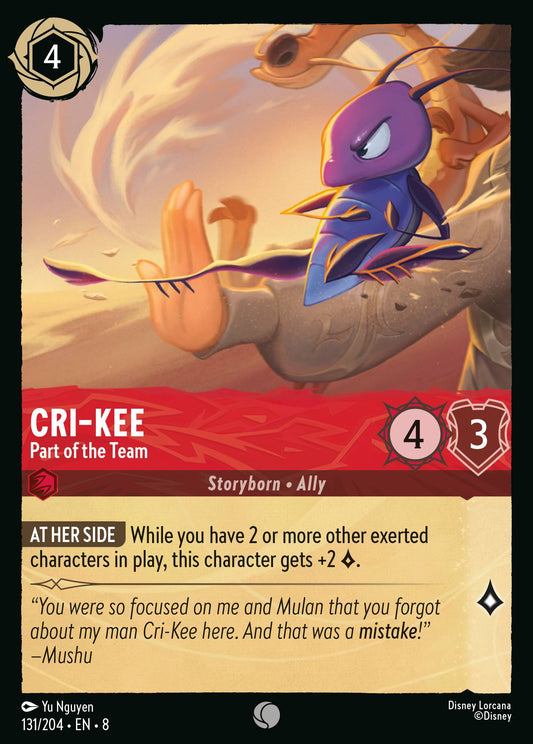 Cri-Kee - Part of the Team | Reign of Jafar | 131/204 | Normal