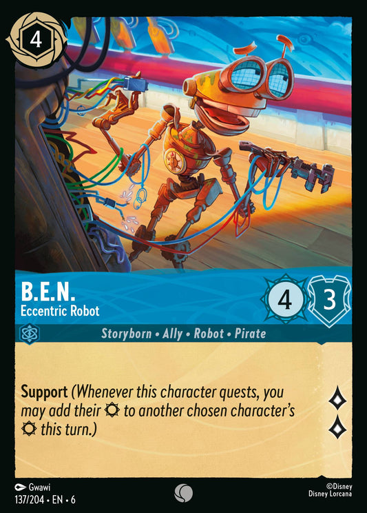 B.E.N. - Eccentric Robot | Azurite Sea | 137/204 | Normal