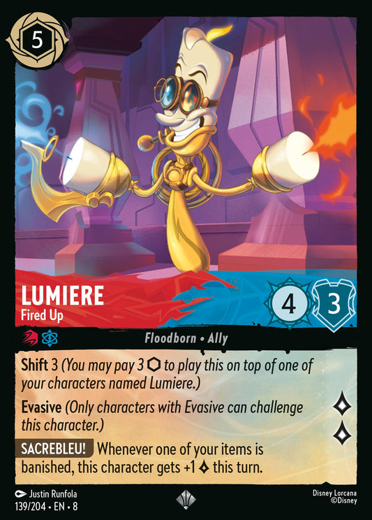 Lumiere - Fired Up | Reign of Jafar | 139/204 | Cold Foil