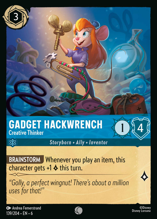 Gadget Hackwrench - Creative Thinker | Azurite Sea | 139/204 | Normal
