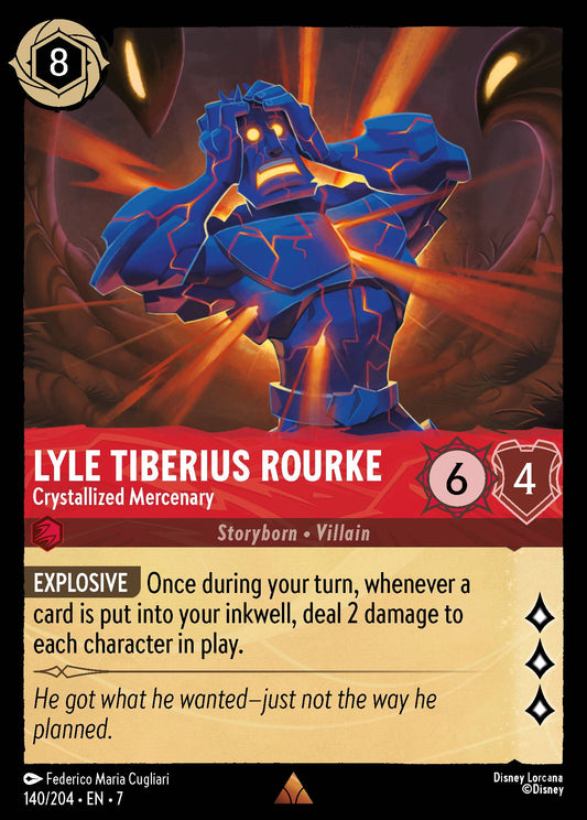 Lyle Tiberius Rourke - Crystallized Mercenary | Archazia's Island | 140/204 | Normal