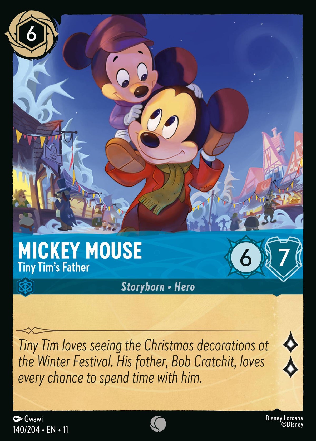 Mickey Mouse - Tiny Tim's Father | Winterspell | 140/204 | Normal