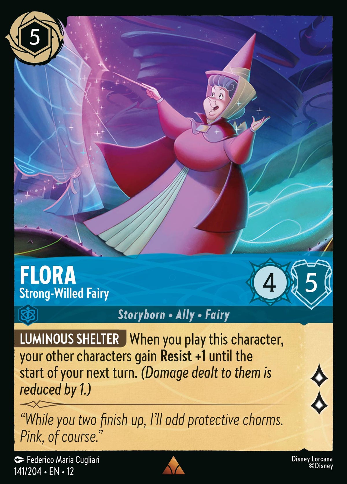 Flora - Strong-Willed Fairy | Wilds Unknown | 141/204 | Normal