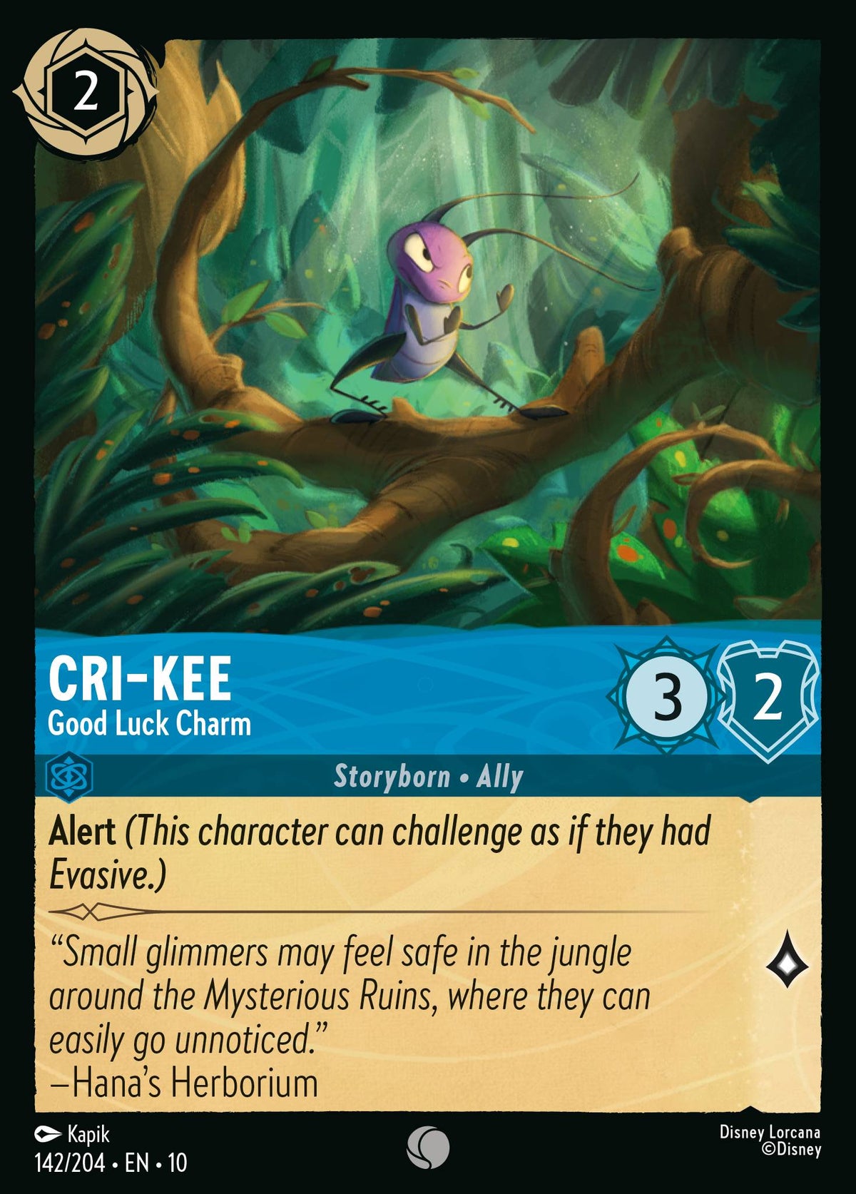 Cri-Kee - Good Luck Charm | Whispers in the Well | 142/204 | Normal