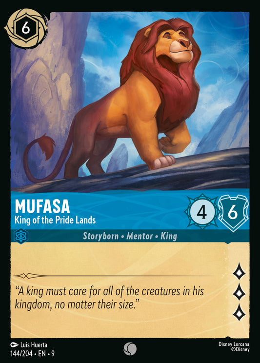 Mufasa - King of the Pride Lands | Fabled | 144/204 | Normal