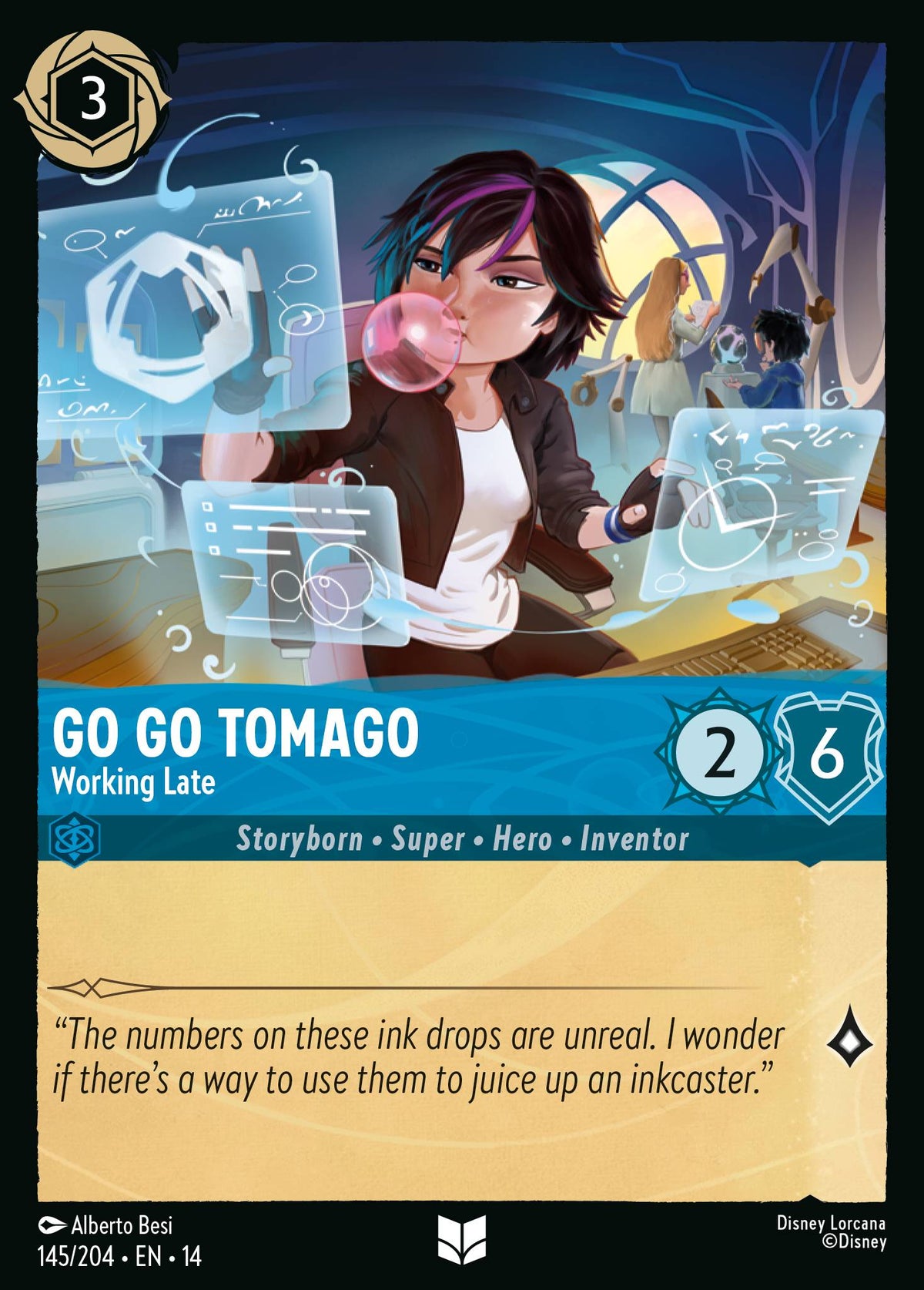 Go Go Tomago - Working Late | Hyperia City | 145/204 | Normal
