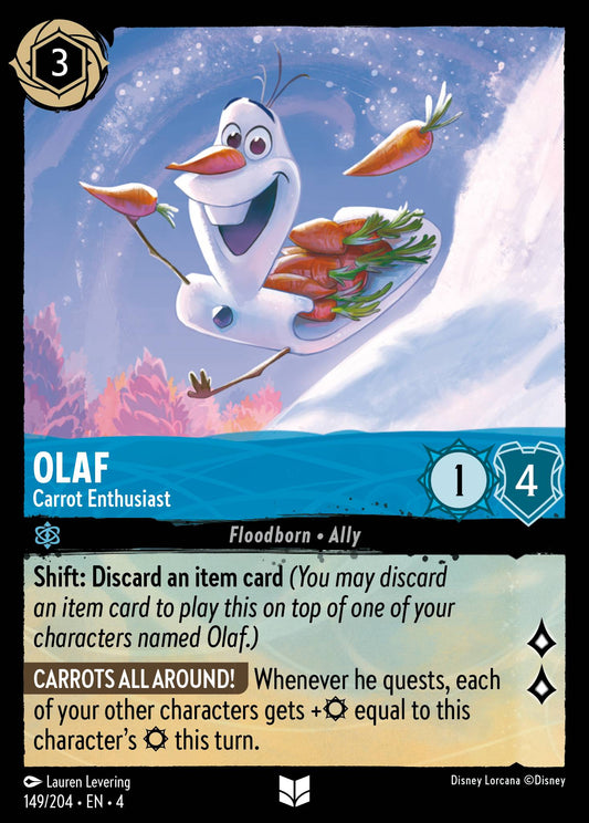 Olaf - Carrot Enthusiast | Ursula's Return | 149/204 | Normal