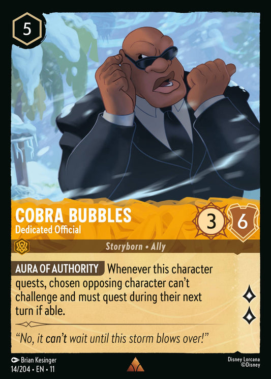 Cobra Bubbles - Dedicated Official | Winterspell | 14/204 | Normal