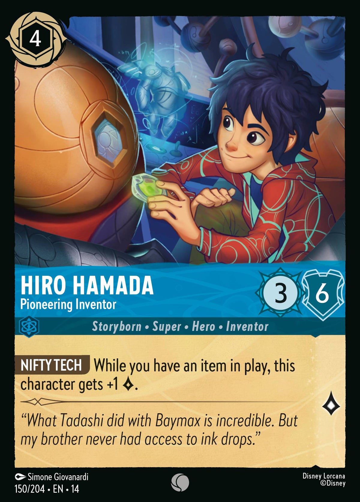 Hiro Hamada - Pioneering Inventor | Hyperia City | 150/204 | Normal