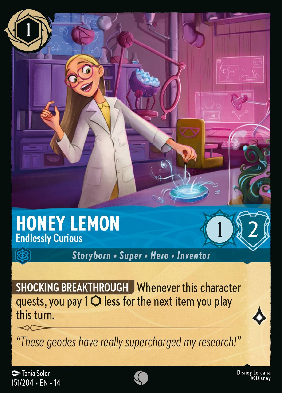 Honey Lemon - Endlessly Curious | Hyperia City | 151/204 | Normal