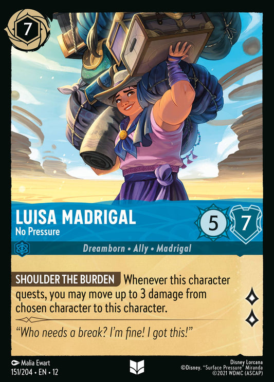 Luisa Madrigal - No Pressure | Wilds Unknown | 151/204 | Cold Foil