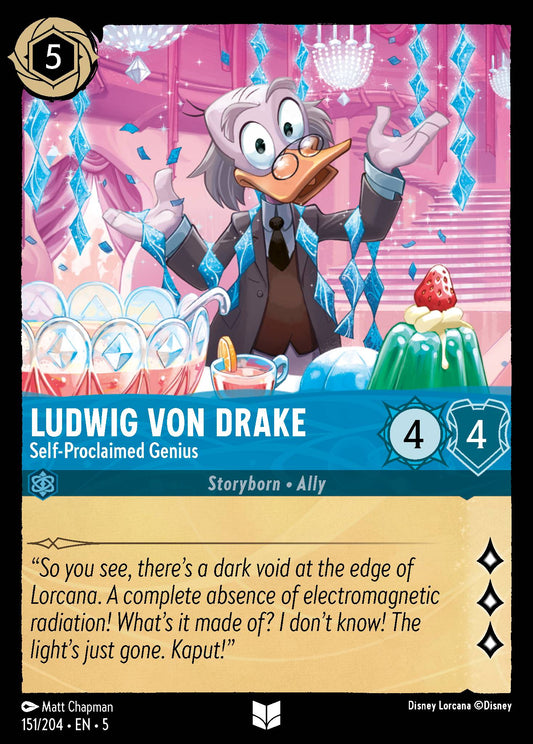 Ludwig Von Drake - Self-Proclaimed Genius | Shimmering Skies | 151/204 | Normal