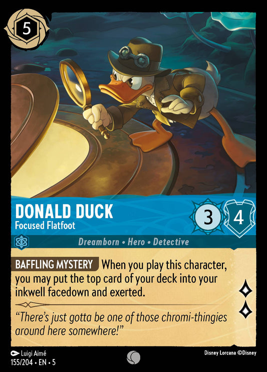 Donald Duck - Focused Flatfoot | Shimmering Skies | 155/204 | Normal