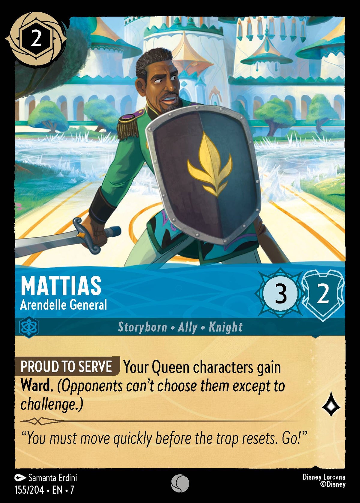 Mattias - Arendelle General | Archazia's Island | 155/204 | Normal