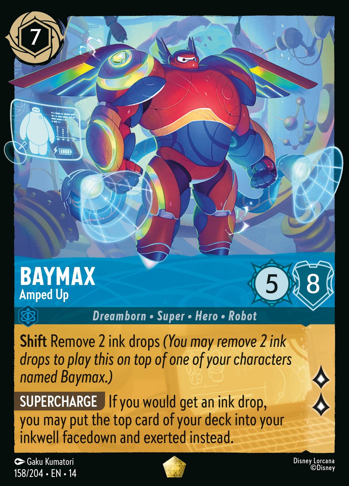 Baymax - Amped Up | Hyperia City | 158/204 | Normal