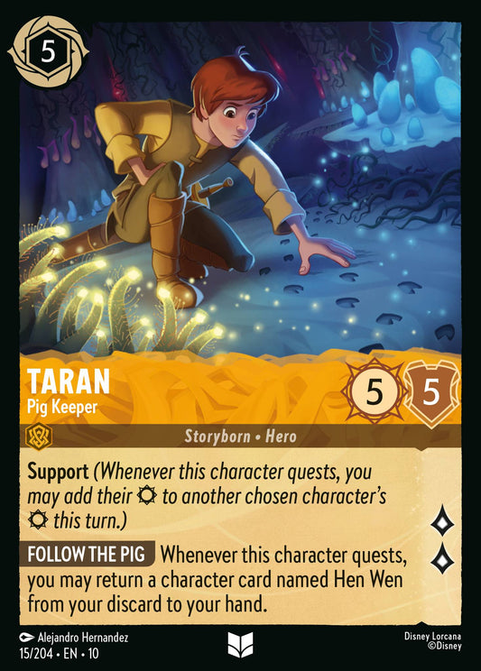 Taran - Pig Keeper | Whispers in the Well | 15/204 | Cold Foil