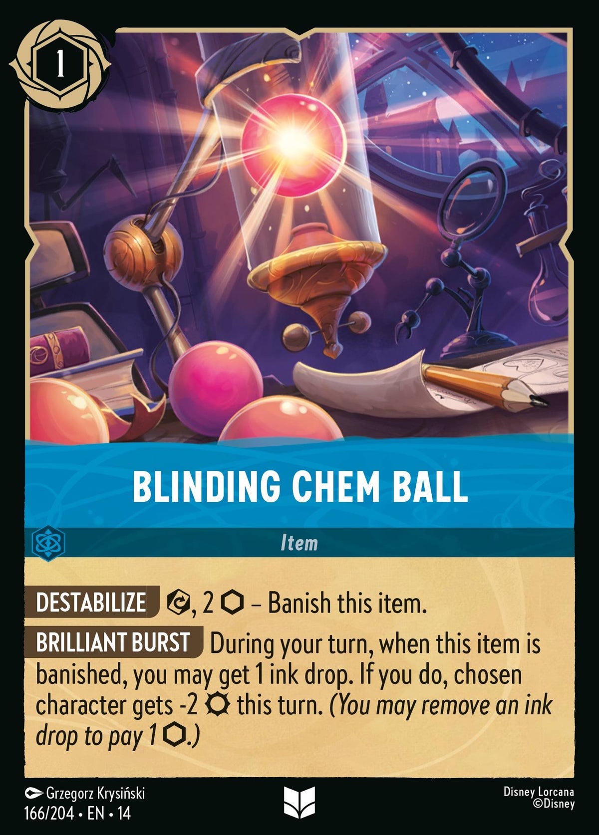 Blinding Chem Ball | Hyperia City | 166/204 | Normal