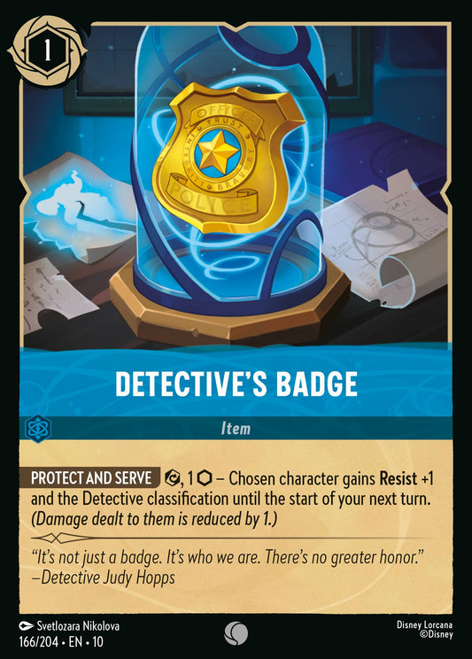 Detective's Badge | Whispers in the Well | 166/204 | Normal