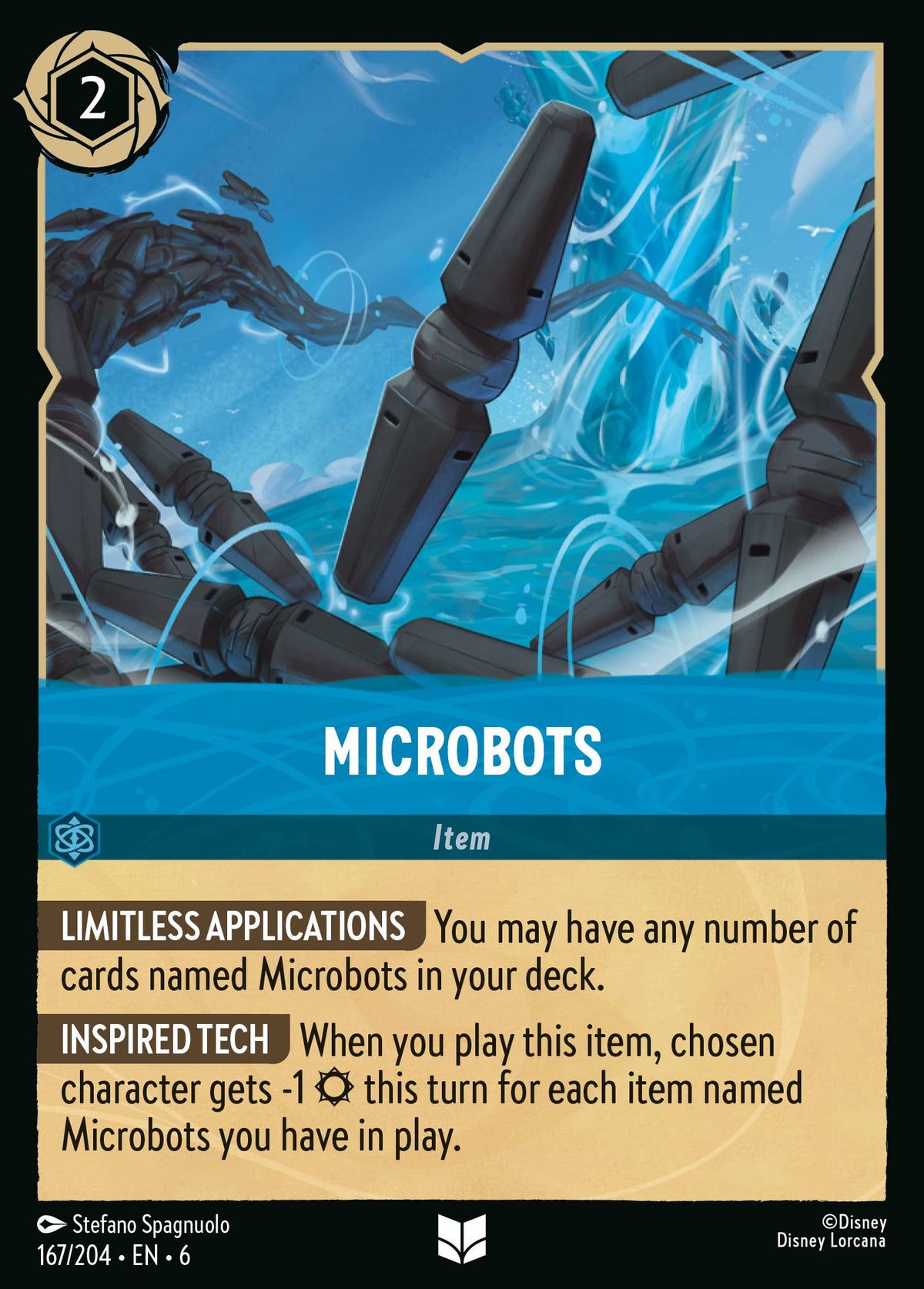 Microbots | Azurite Sea | 167/204 | Normal