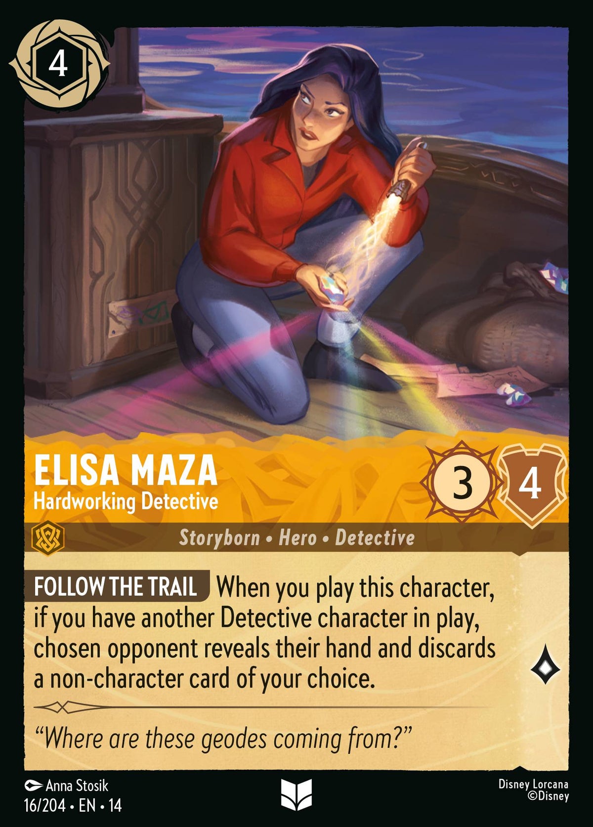 Elisa Maza - Hardworking Detective | Hyperia City | 16/204 | Normal