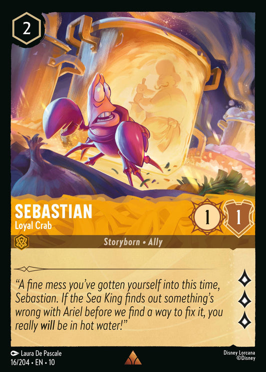Sebastian - Loyal Crab | Whispers in the Well | 16/204 | Cold Foil