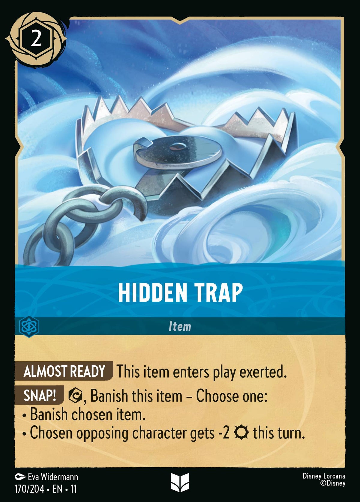 Hidden Trap | Winterspell | 170/204 | Normal