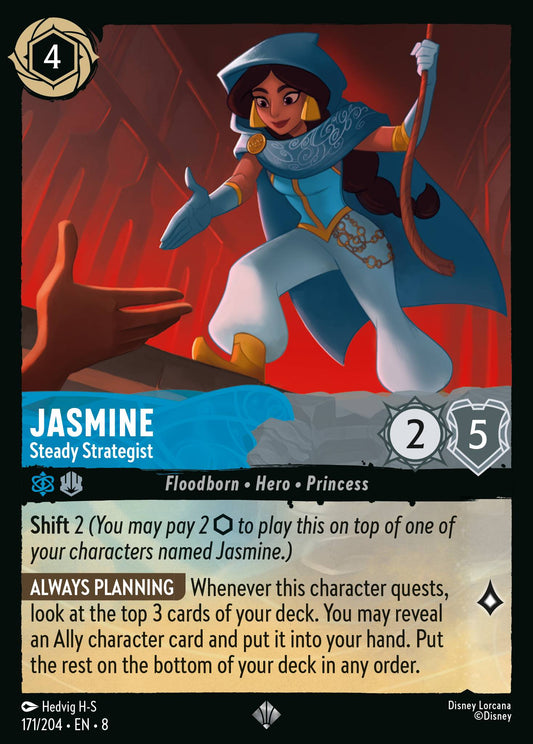 Jasmine - Steady Strategist | Reign of Jafar | 171/204 | Normal