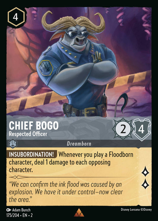 Chief Bogo - Respected Officer | Rise of the Floodborn | 175/204 | Normal