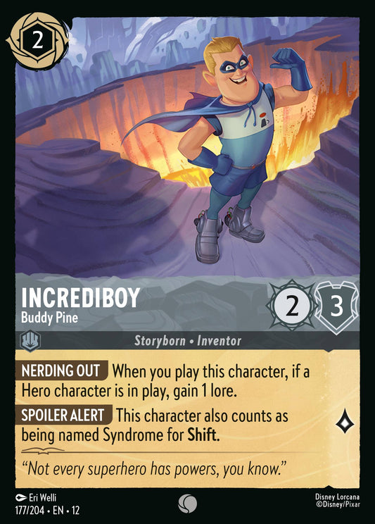 Incrediboy - Buddy Pine | Wilds Unknown | 177/204 | Normal