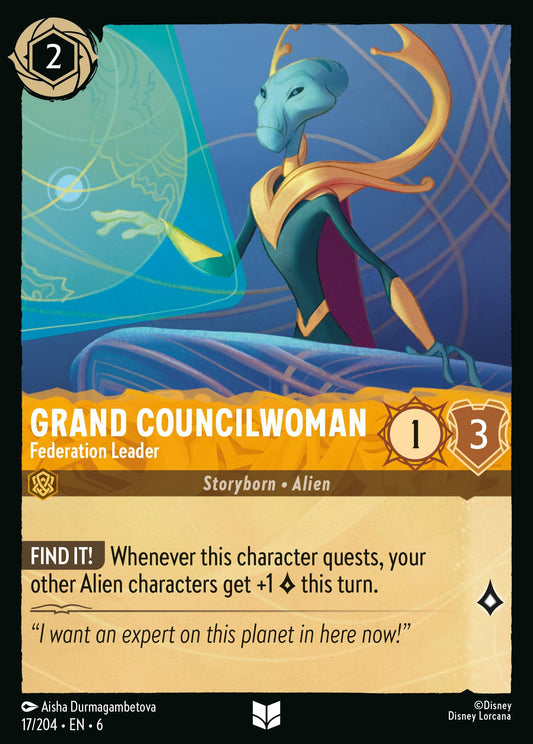 Grand Councilwoman - Federation Leader | Azurite Sea | 17/204 | Normal