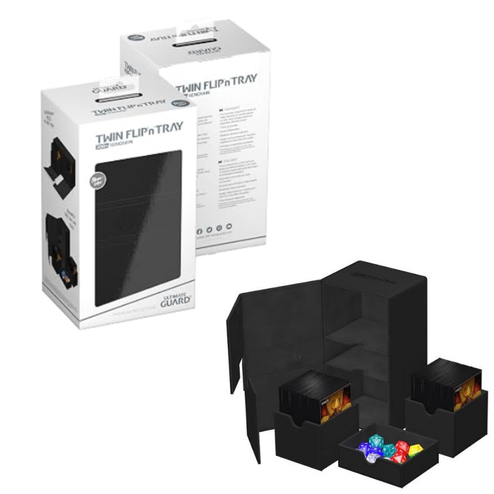 DECK CASE TWIN FLIP 200 ESTÁNDAR-BLACK MONOCOLOR