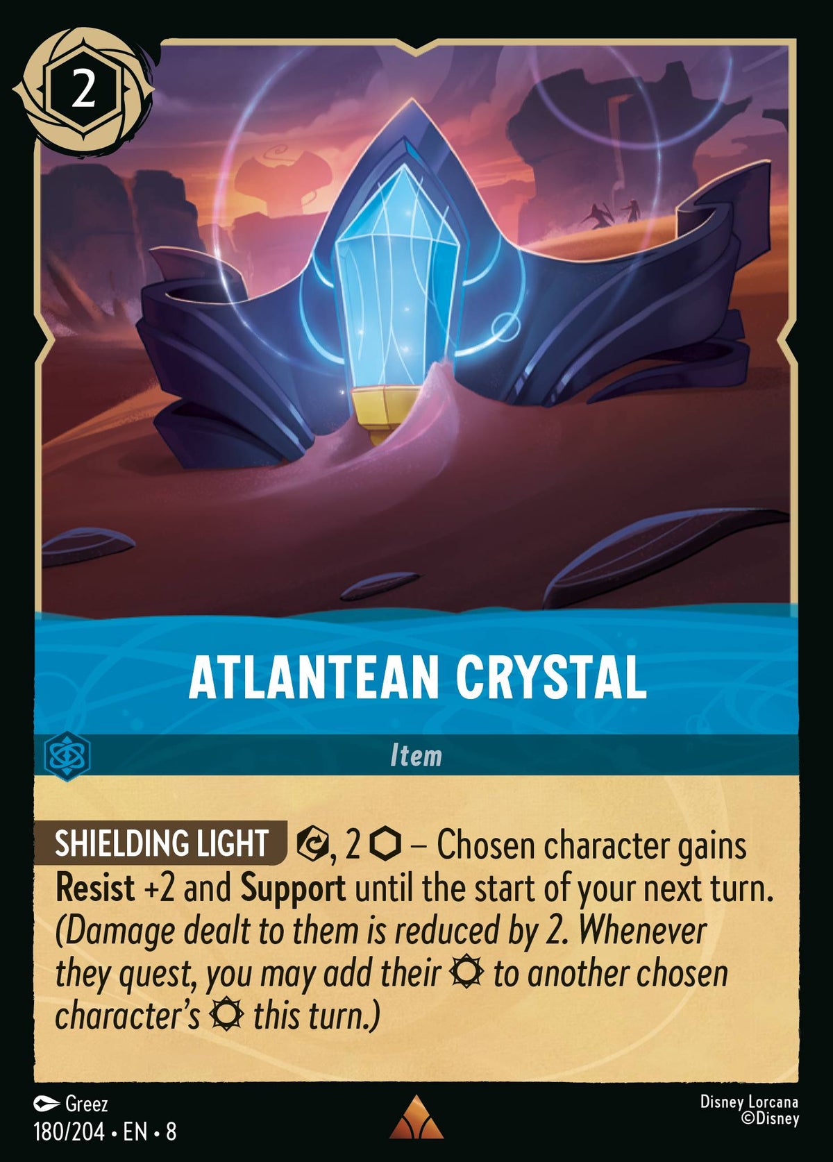 Atlantean Crystal | Reign of Jafar | 180/204 | Normal