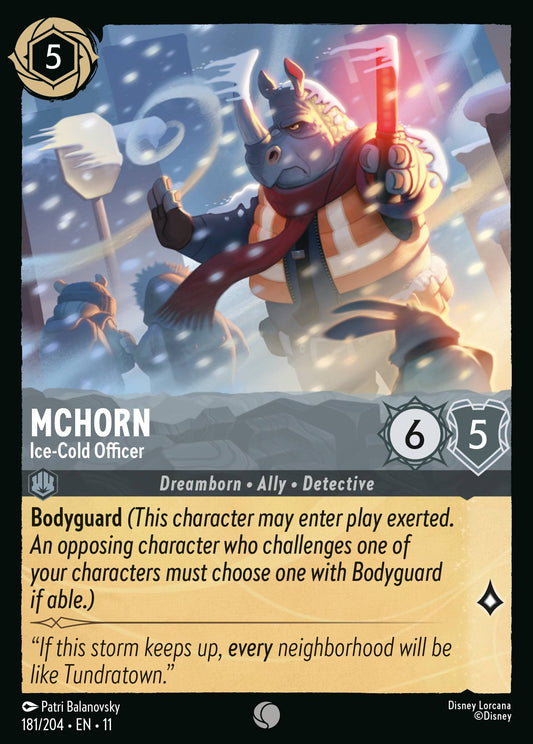 McHorn - Ice-Cold Officer | Winterspell | 181/204 | Normal