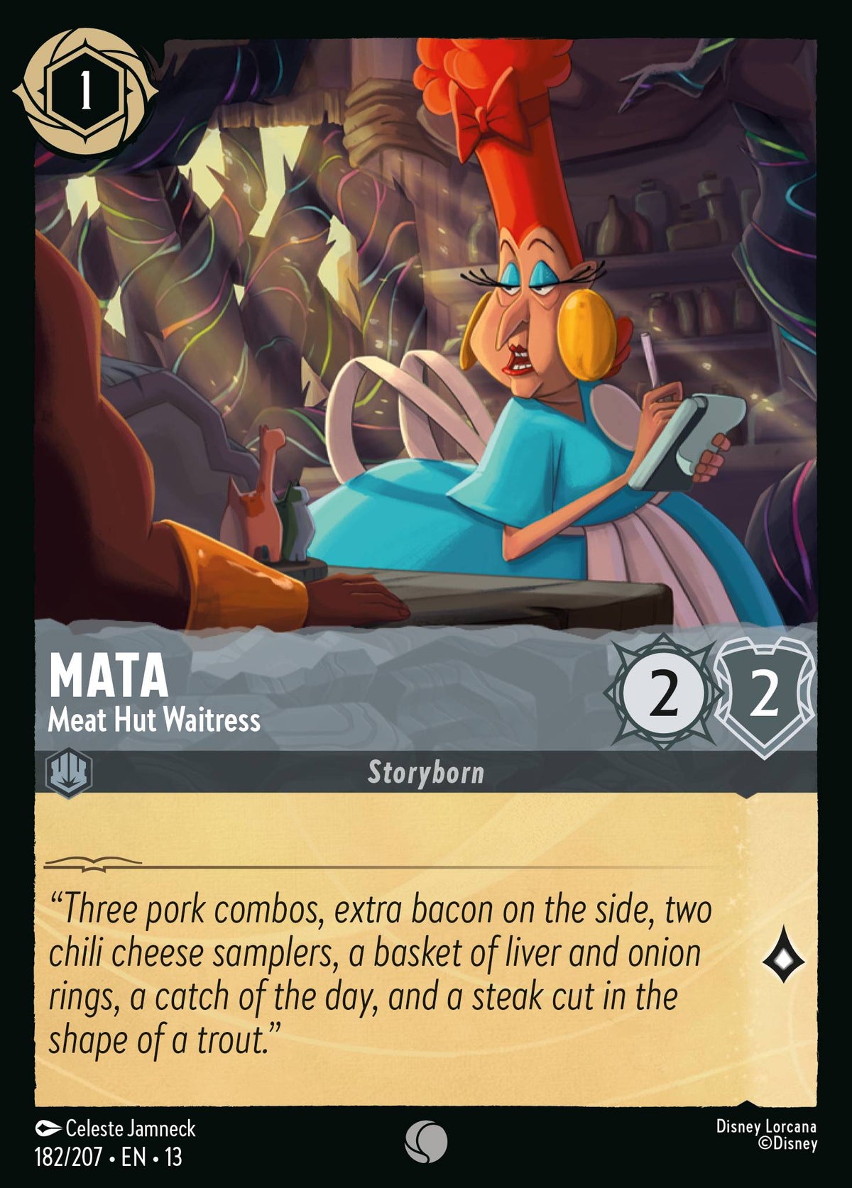 Mata - Meat Hut Waitress | Attack of the Vine! | 182/207 | Normal