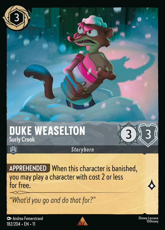 Duke Weaselton - Surly Crook | Winterspell | 182/204 | Normal
