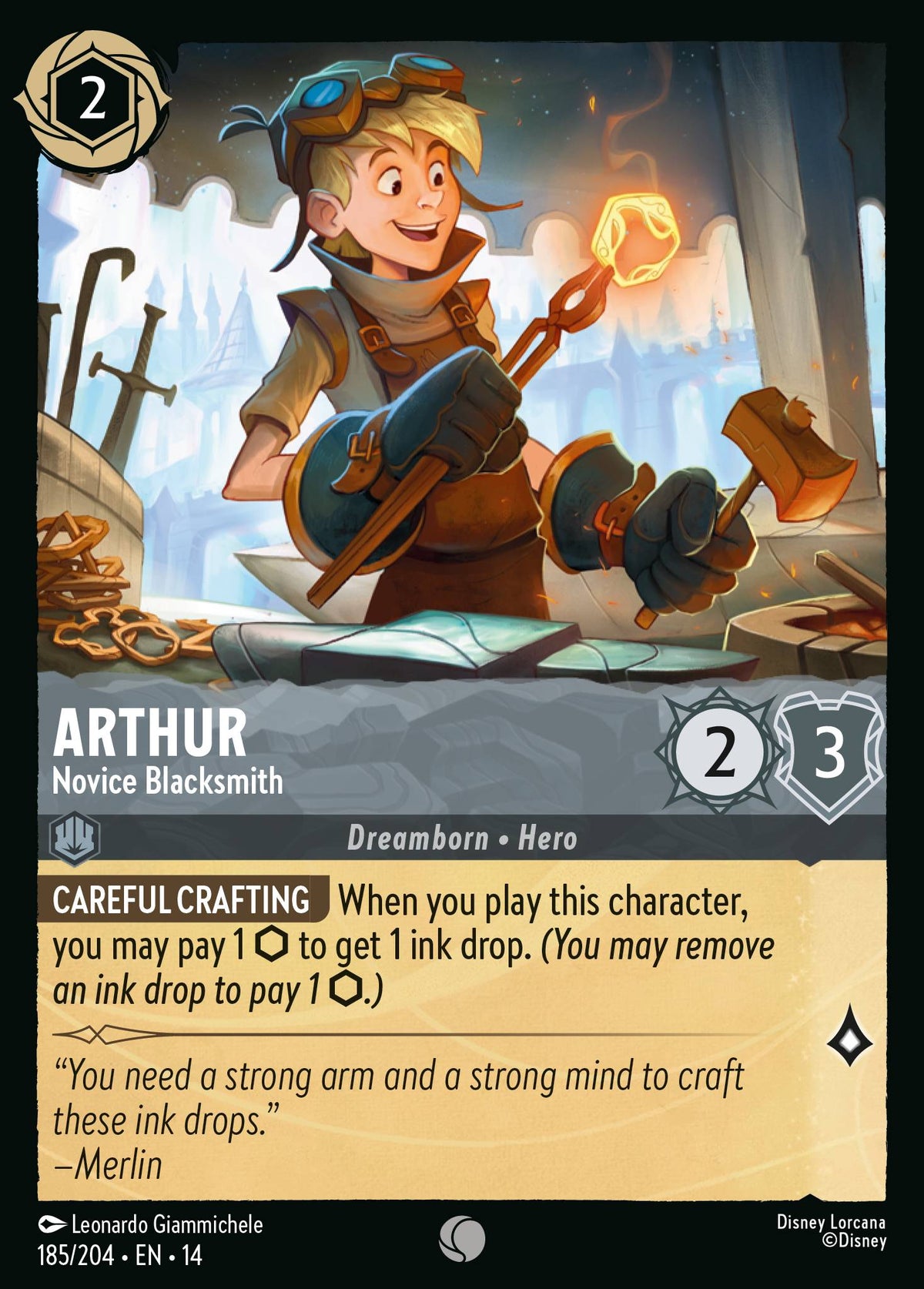 Arthur - Novice Blacksmith | Hyperia City | 185/204 | Normal