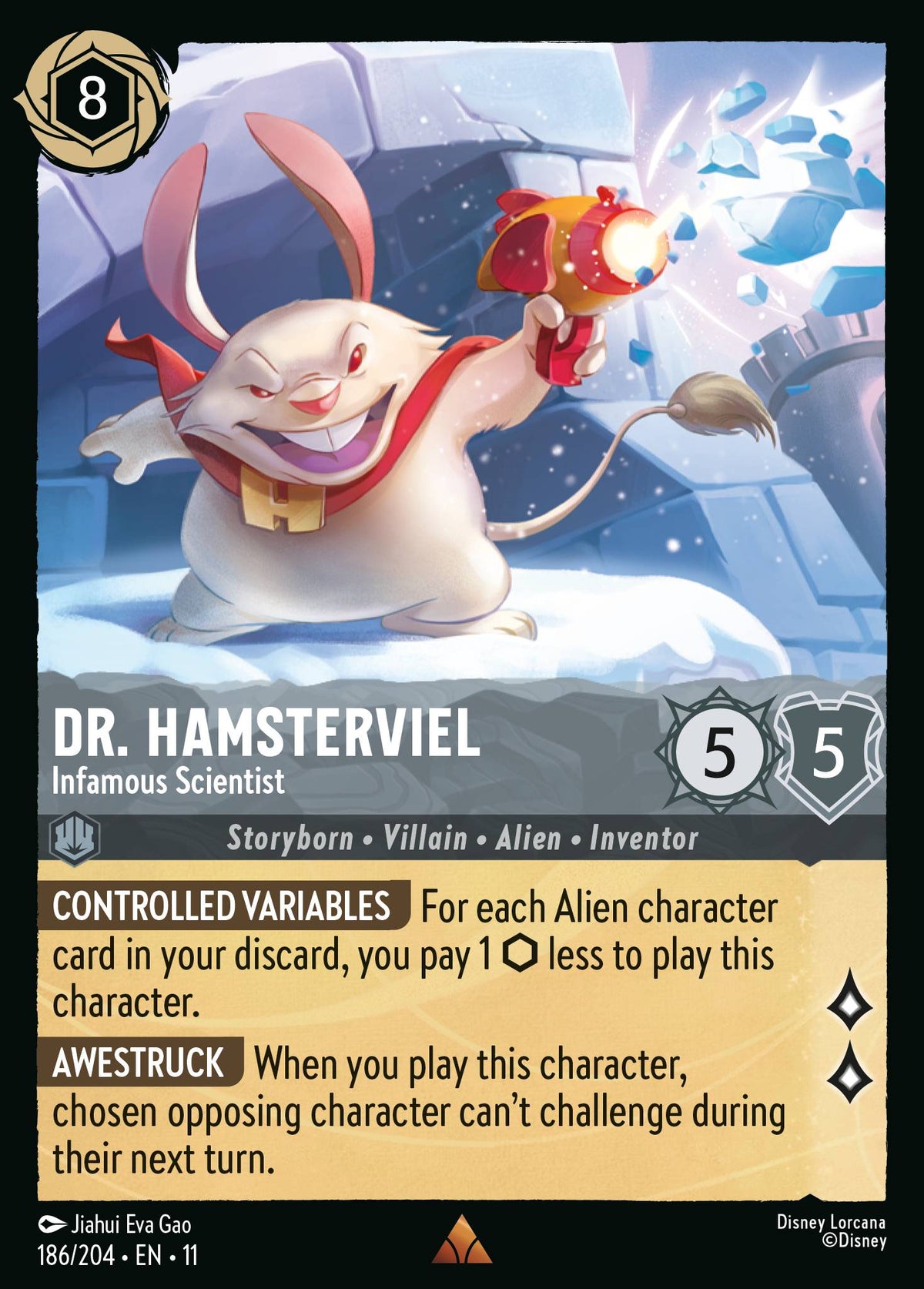 Dr. Hamsterviel - Infamous Scientist | Winterspell | 186/204 | Normal