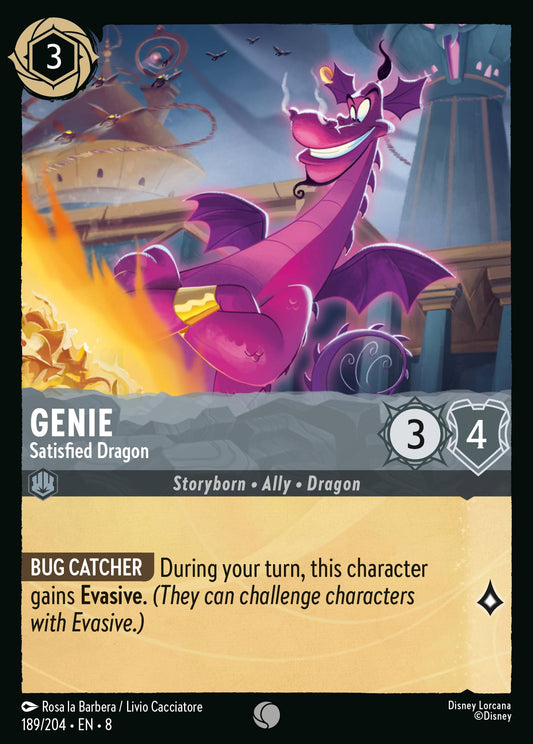 Genie - Satisfied Dragon | Reign of Jafar | 189/204 | Normal