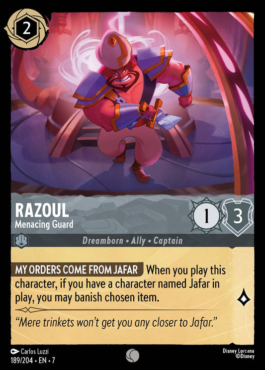 Razoul - Menacing Guard | Archazia's Island | 189/204 | Normal