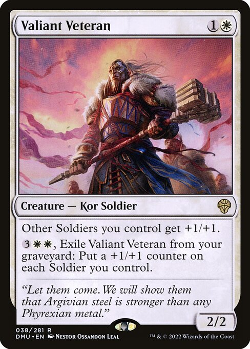Valiant Veteran - Dominaria United #38
