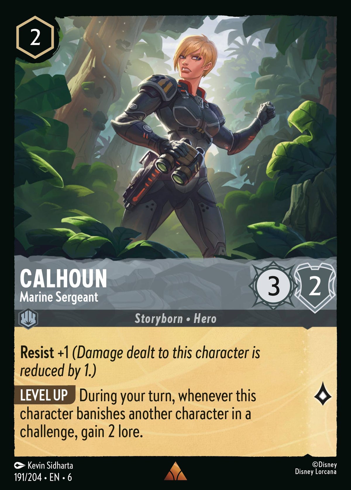 Calhoun - Marine Sergeant | Azurite Sea | 191/204 | Normal