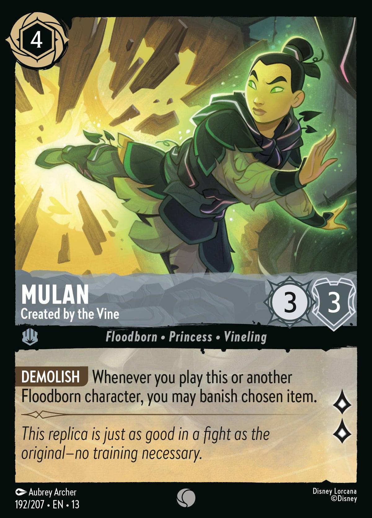 Mulan - Created by the Vine | Attack of the Vine! | 192/207 | Normal