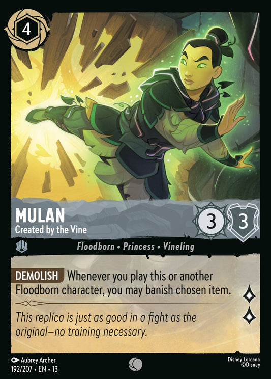 Mulan - Created by the Vine | Attack of the Vine! | 192/207 | Normal