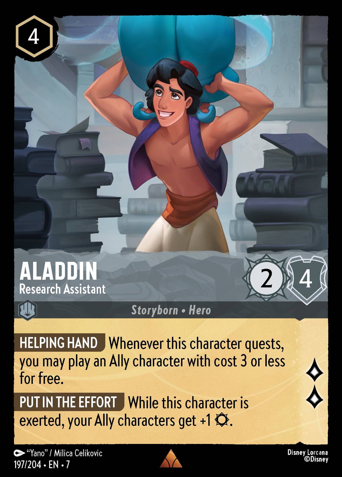 Aladdin - Research Assistant | Archazia's Island | 197/204 | Normal