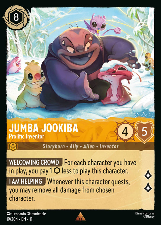 Jumba Jookiba - Prolific Inventor | Winterspell | 19/204 | Cold Foil